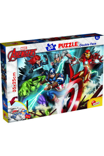 Lisciani Puzzle de colorat - Avengers (48 de piese)