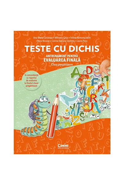 Corint TESTE CU DICHIS. ANTRENAMENT PENTRU EVALUAREA FINALA CLASA PREGATITOARE