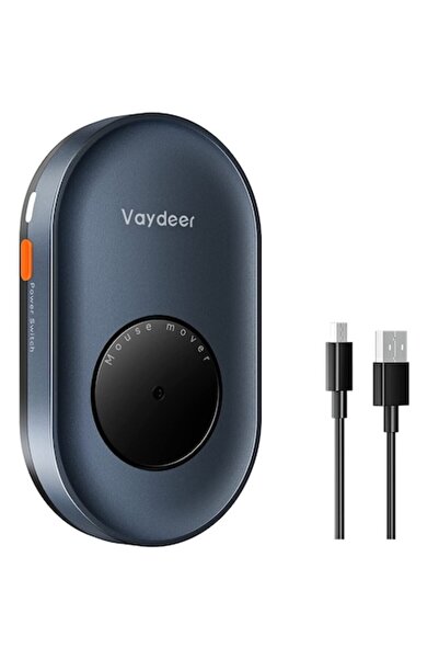 VAYDEER Mouse Jiggler USB Plug and Play, buton pornit/oprit, fără driver, nedetectabil, simulează cursorul M