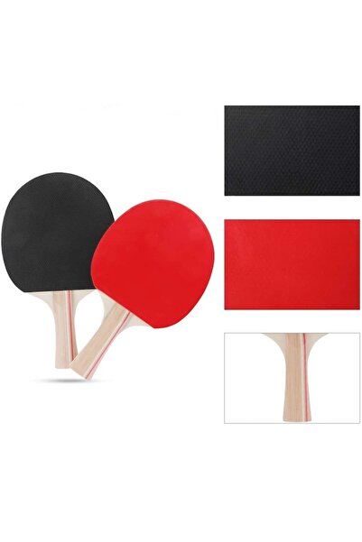 Nasjac Table tennis paddle set, ping pong, net + 3 balls