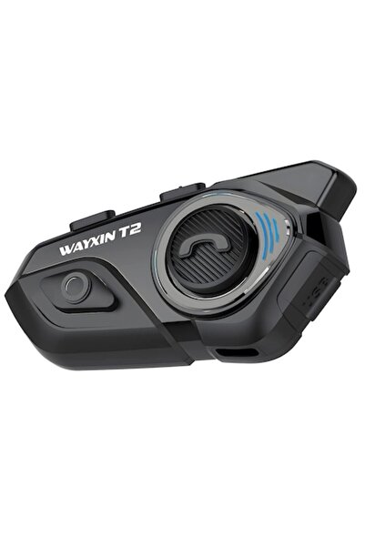 wayxin Sistem de comunicare Bluetooth 5.0 pentru motocicletă T2, anulare a zg...