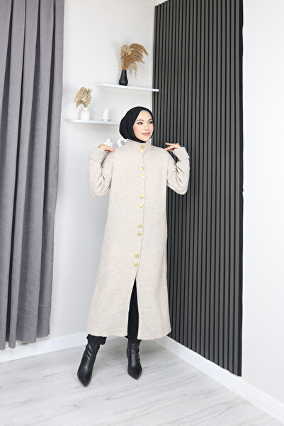 sorisso Knitwear Dress, Long, Button Detail