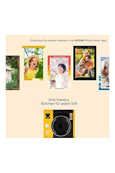 Kodak Mini Shot 3 Era Instant Camera - 3x3 Prints, Black, Compact