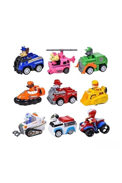 Virtual Trend Set of 9 figures and vehicles, Virtual Trend®, Paw Patrol