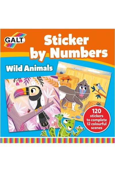 Galt My sticker book - Wild animals