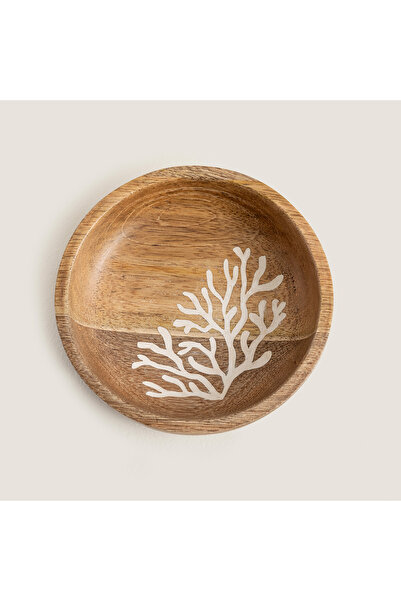 Chakra وعاء تقديم طعام بحري جديد 13 سم طبيعي