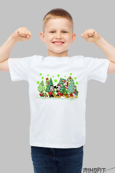 GILDAN Коледна тениска за деца с герои за момчета