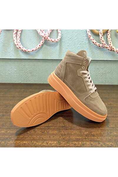 VİVA SHOES 100% Genuine Leather Poly Sole Men's Suede Boots