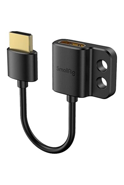 SmallRig Adaptor HDMI mascul-mamă, 4K, cu două șuruburi de 1/4 inch pentru BMPCC/Sony/Panasonic - 3019
