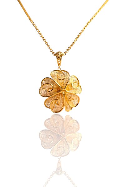 Hakan Güler Kuyumculuk 14 Ayar Altın Tül Model Kolye Uçlu Halat Zincir