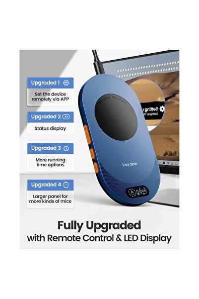 VAYDEER Mouse Jiggler Air 3 Ultra — App-Controlled Ultra-Thin Silent Mouse Movement Simulator