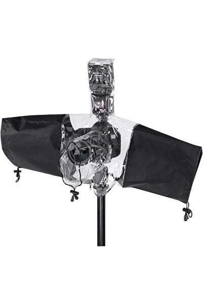 Bewinner Husă impermeabilă pentru cameră DSLR, pelerină de ploaie transparent...