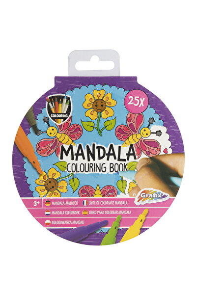 GRAFİX Carte de colorat - Mandale (mov)