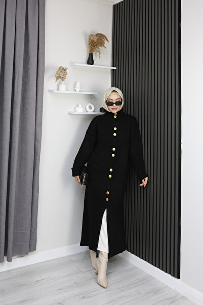 sorisso Knitwear Dress, Long, Button Detail