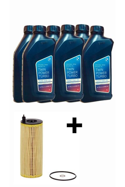 BMW Πακέτο αλλαγής λαδιού (6L) + φίλτρο λαδιού Mann HU 721/5 X