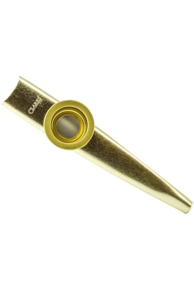 Clarke Instrument muzical Kazoo pentru copii și adulți, metal, lucios