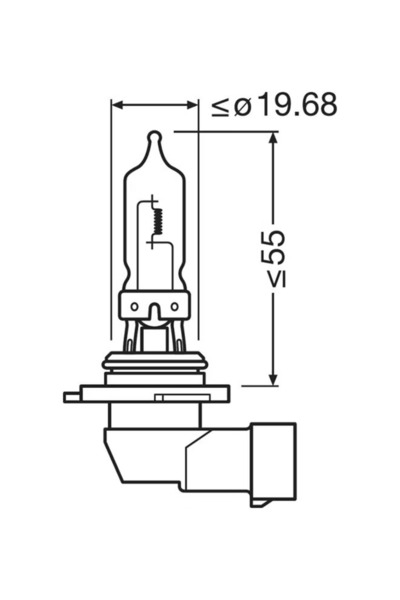 Osram Auto Bulb 12V 100W HB3 69005CBB-HCB