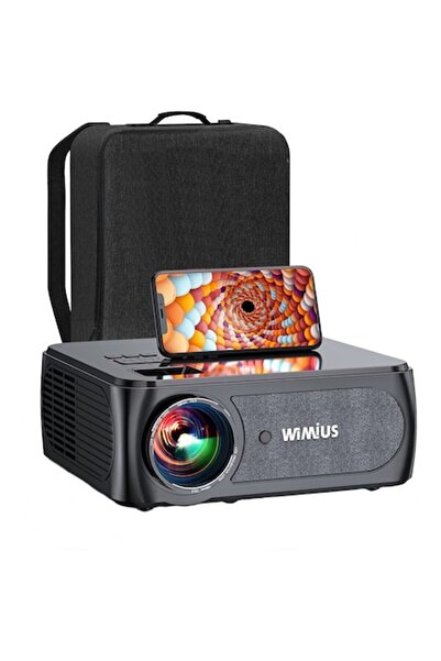 WiMiUS Proiector LED K8 WiFi 5G, Bluetooth, 9500 lumeni, Full HD 1080P, suportă 4K