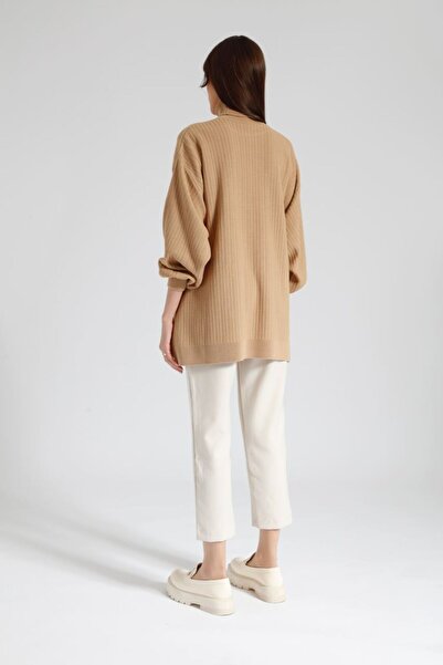 Suede Style 30191 - Long Knit Sweater