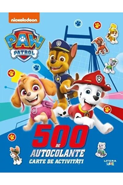 Editura Litera Patrula Catelusilor. 500 de autocolante. Carte de