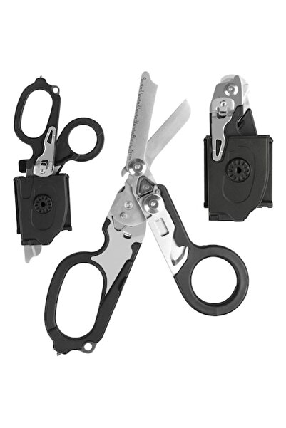 wula 6-in-1 Foldable Trauma Scissors - Seatbelt & Ring Cutter, Glass Breaker,...