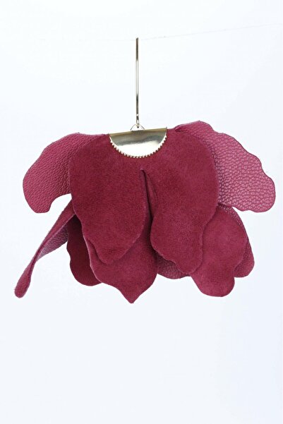 HAIArt Large flower earrings - Grena / Burgundy