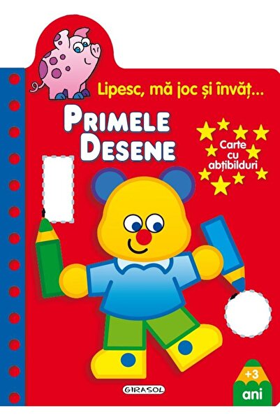 Editura Girasol Lipesc, ma joc si invat... Primele desene - Carte