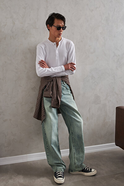 HYMAN Men's Extra Baggy Jeans