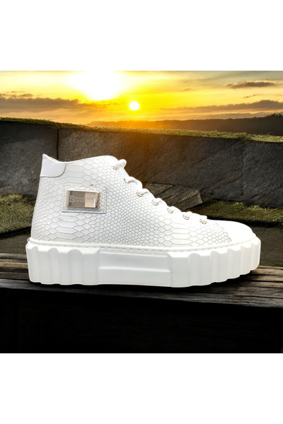 VİVA SHOES 100% Genuine Leather Poly Sole Men's Half Boots