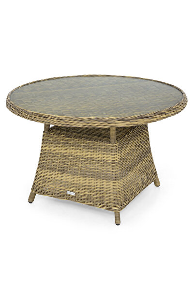 Maison Mex Garden/terrace table, SAINT RAPHAEL, H.72 D.120 cm, natural