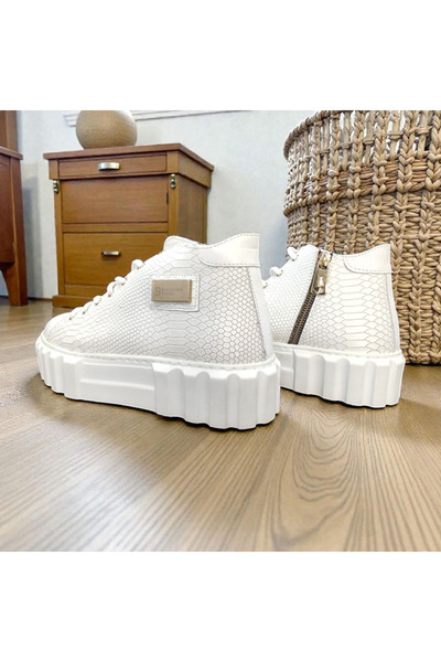 VİVA SHOES 100% Genuine Leather Poly Sole Men's Half Boots