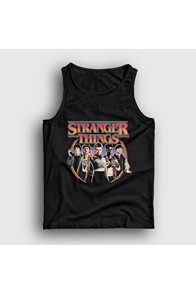 Presmono Unisex Black Team Stranger Things Tank Top 584933Tt
