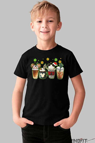 GILDAN Tricou De Craciun Copii Bauturi Festive Cu Tematica Magica Baiat