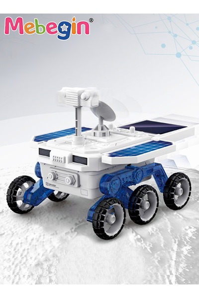 MEBEGIN DIY Solar Planet Exploration Car Toy with Rotatable Detection Camera,...