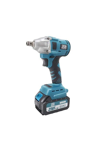 JSA مفتاح ربط لاسلكي احترافي بقوة 21 فولت - محرك 1/2 بوصة، بطاريتان 4.0 أمبير...