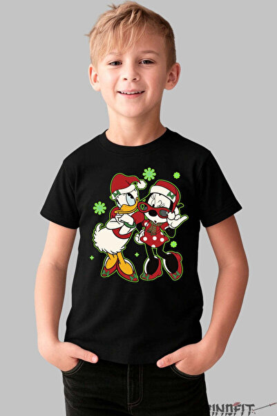 GILDAN Tricou De Craciun Copii Duo Festiv Cu Personaje Indragite Baiat