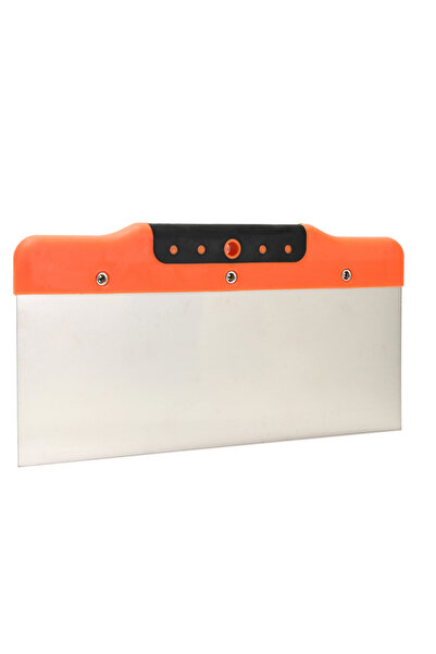 Lawazim Stainless Steel Bench Scraper 10inch - Heavy Duty Blade for Paint & Rust