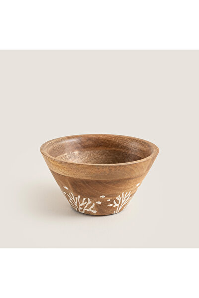 Chakra وعاء تقديم طعام بحري جديد 20 سم طبيعي