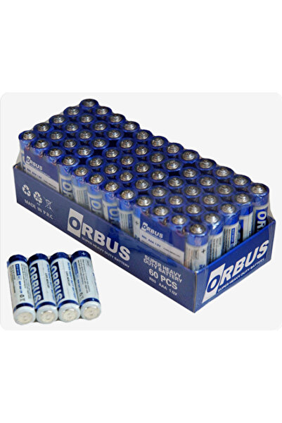ORBUS WATTSONIX ÇİNKO KARBON AAA İNCE PİL 60LI PAKET