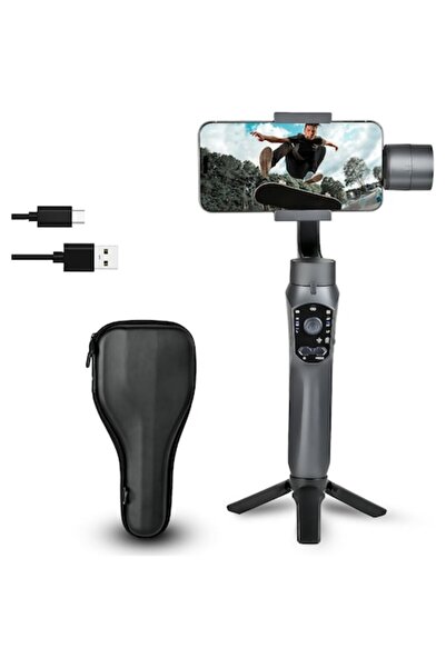 Strbdyi AI-Tracking 3-Axis Smartphone Gimbal Stabilizer with Tripod and Carry Case