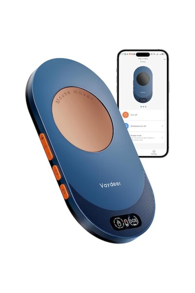VAYDEER Mouse Jiggler Air 3 Ultra — App-Controlled Ultra-Thin Silent Mouse Movement Simulator