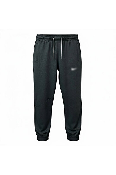 Butik Dark Gray Regular Fit Quality Cotton Leg Rubberized Sweatpants