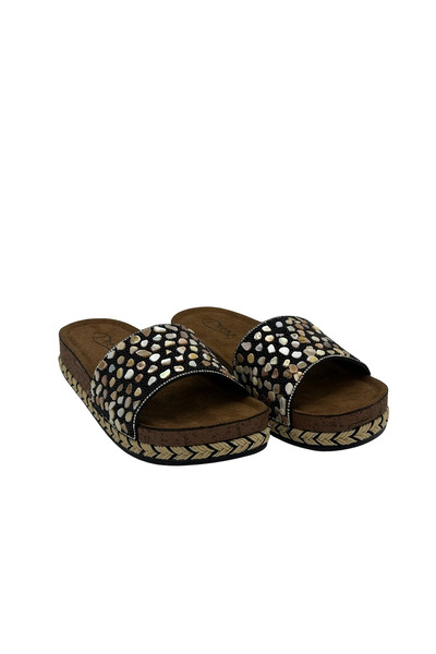 Pienn Daily Slippers with Stone Box Black