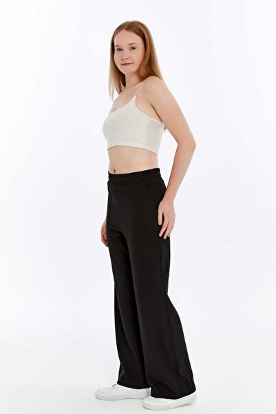 ASYA GİYİM Plus Size Trousers Women's Fabric Trousers with Elastic Waist