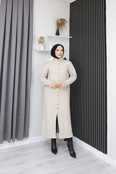 sorisso Knitwear Dress, Long, Button Detail