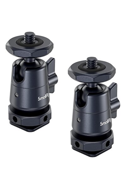 SmallRig Set de 2 adaptoare cu cap sferic cu șurub 1/4"-20 și sabot detașabil...