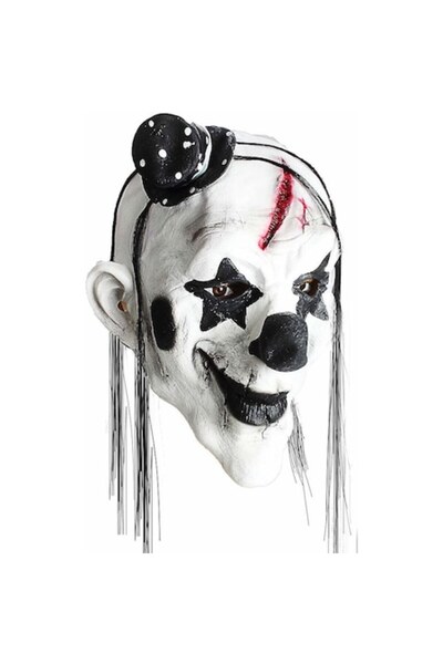 Achort Mască de clovn, Mască Joker, Latex, Halloween