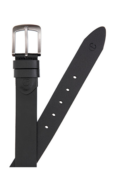 Cacharel Siyah Spor Deri Kemer 50325500-VR046