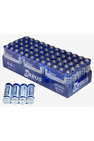 ORBUS WATTSONIX ÇİNKO KARBON AA KALEM PİL 60LI PAKET