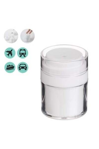 BAMI NETWORK Destinatar Cosmetice Alb cu Pompa 30g